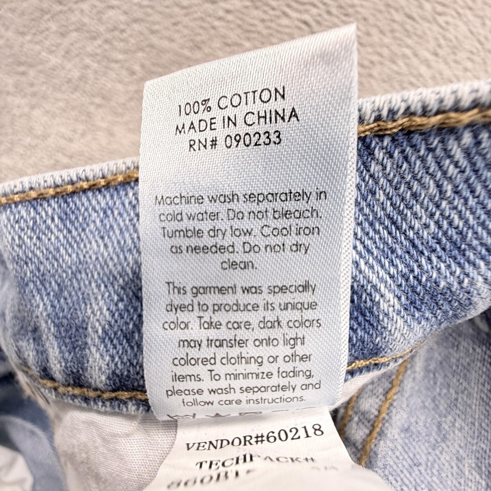 PacSun Jeans Womens 25 Blue Light Wash Wide-Leg High Rise Relaxed Denim - Picture 7 of 9